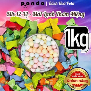  Kẹo Mini Trái Cây MIX 12 Vị Kẹo Ngậm Mát Lạnh Bạc Hà Thơm Miệng | Bách Hoá Pola 