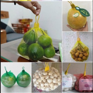   Combo 100 bộ  Túi Lưới Đựng hoa quả Hành Tỏi Ớt Bánh Kẹo Trái Cây Bọc Chậu Lan 