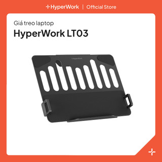 Giá treo laptop HyperWork | LT03 - Hỗ Trợ 12-17 Inch, Chuẩn VESA 75x75mm/100x100mm, Tải Trọng 9kg, Chất Liệu Thép Nhựa C
