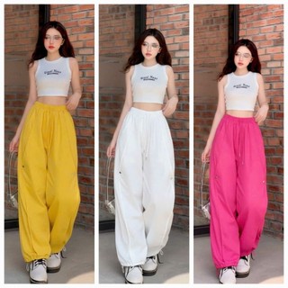  M01-Quần Jogger KaKi Phong Cách Thể Thao rộng rãi chất kaki 