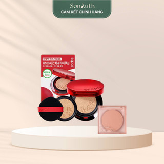  Phấn nước Espoir Be Velvet Cover Cushion 2025 SPF42 13g  Tặng lõi refill + phấn má hồng Espoir Burry Cheek 4.7g  