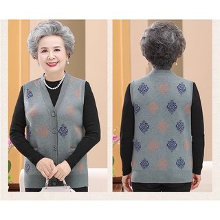 Áo Gile Len cao cấp cho mẹ, cho bà