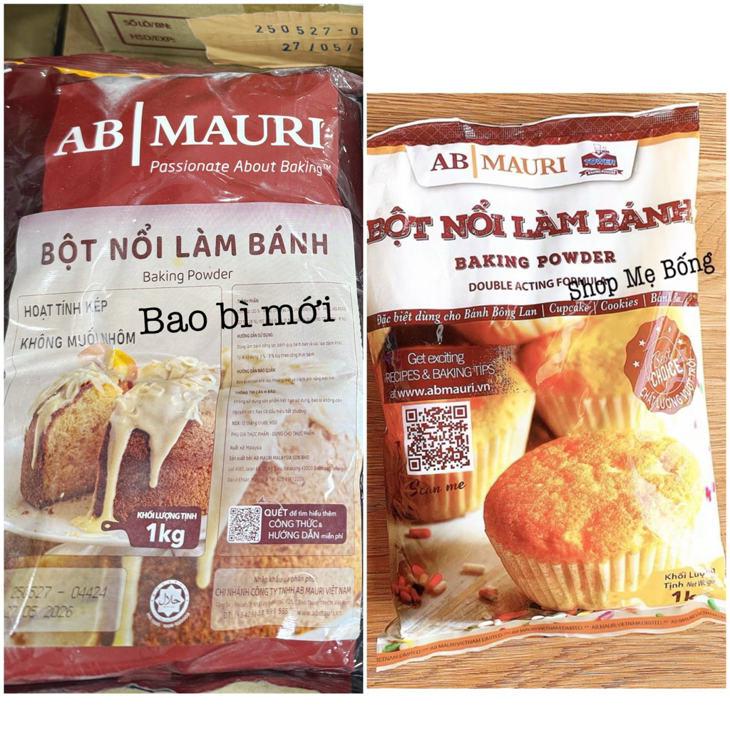 Bột nổi 1kg / Bột nở / Baking Powder / Mauri