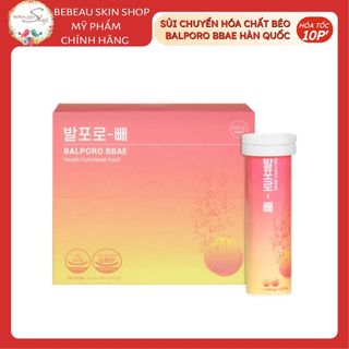  Viên Sủi Chuyển Hoá Chất Béo Balporo BBae Hàn Quốc Hỗ Trợ Giảm Cân Dưỡng Sáng Làm Mịn Da - Bebeau 