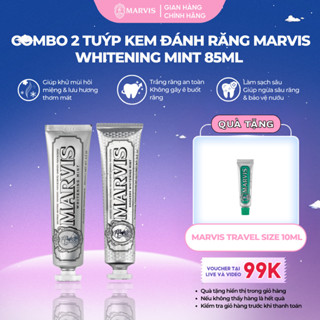 Combo 2 Kem Đánh Răng Marvis 75ML/85ML - Làm Sạch Răng, Giữ Hơi Thở Thơm Mát