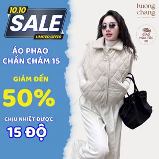 Áo Gile Phao Chần Chám Cổ Lông Hai Màu Đen Trắng Dáng Croptop Cho Nữ Phong Cách Hàn Quốc Changhiboutique Mã 15