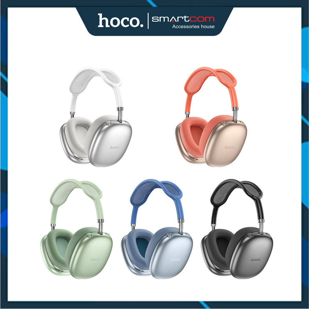 [Tặng bọc tai nghe] Tai nghe chụp tai W55 Plus Hoco pin 90 tiếng bass mạnh có dây đi kèm | BigBuy360 - bigbuy360.vn