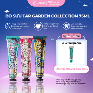 Kem Đánh Răng Marvis Garden Collection - Kissing Rose, Dream Osmanthus, Sinuous Lily 75ML