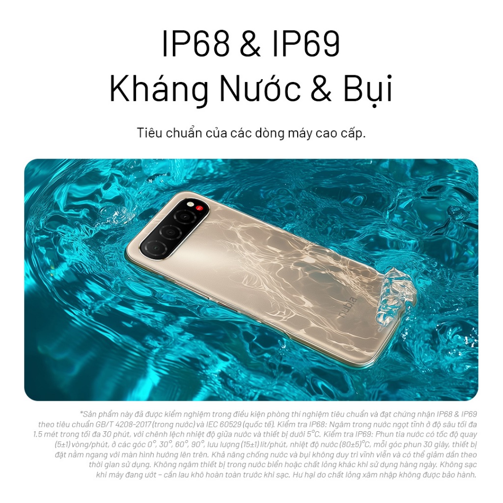 Điện thoại Nubia Air 5G 8GB/256GB I chip Unisoc T8300 I màn AMOLED 4500nits I IP68 & IP69 I Pin 5000mAh sạc 33W | BigBuy360 - bigbuy360.vn