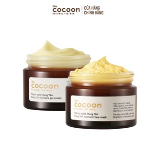 [MUA 2 GIẢM 37%] Combo Thạch nghệ và Mặt nạ nghệ Hưng Yên Giúp Sáng Da & Mờ Thâm Cocoon 30ml