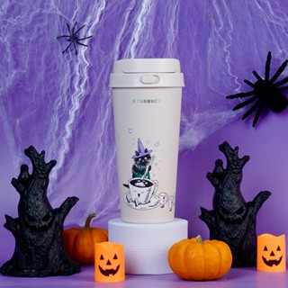 Bình Starbucks TMBL 16 fl. oz / 473 mL SS CAT WITCH COFFEE STIRRING