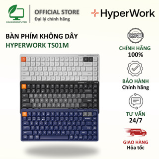  Bàn phím không dây HyperWork SilentKey Mini | TS01M - Hàng chính hãng 