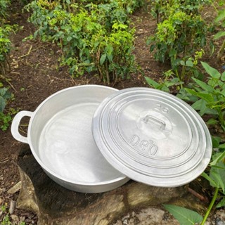 Chảo gang đúc nguyên khối đáy bằng size 26cm , 30cm , 33cm