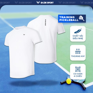  Áo Thun Thể Thao BAZIK Training Pickleball Co Giãn 4 Chiều Vận Động Thể Thao Pickleball - A38 