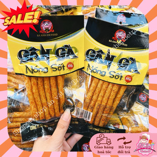 (Combo 10 gói) Snack gân gà cay nóng sốt, đồ ăn vặt ngon 3ae