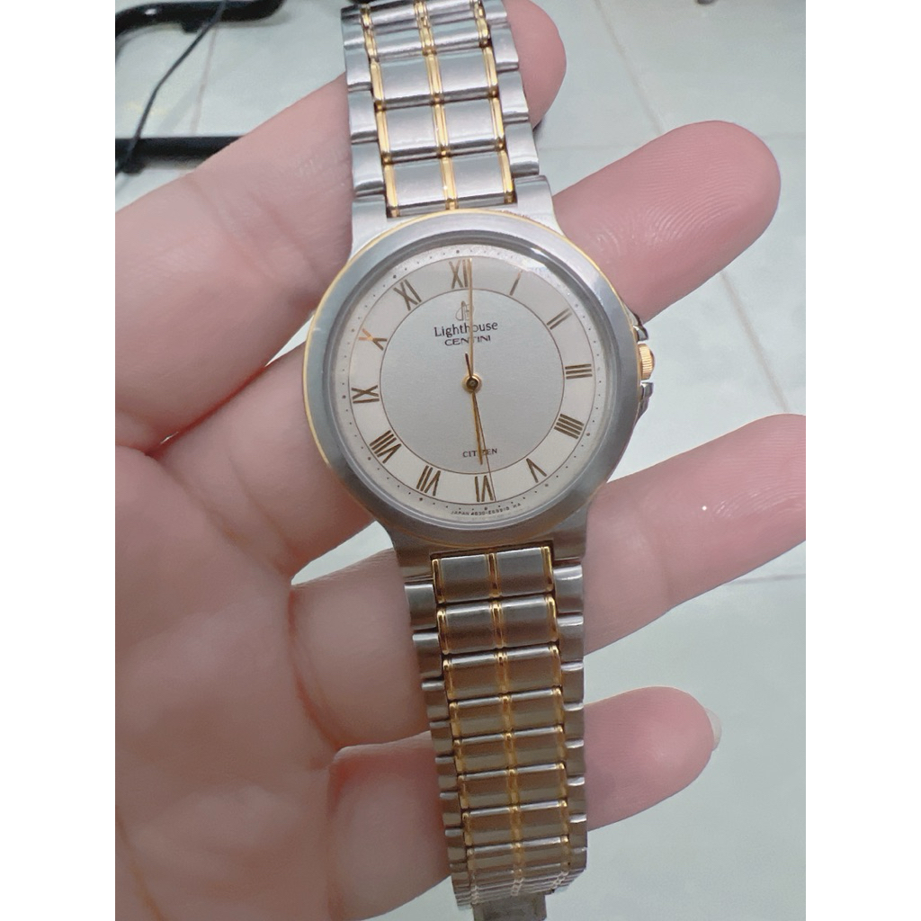 đồng hồ nam/nữ hiệu citizen lighthouse quartz