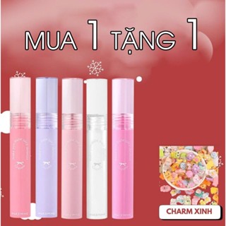 ( Mua 1 son tặng kèm 1 son ) SON NƠ CHẤT SON TINT LÌ MẪU MỚI CÓ KÈM NƠ