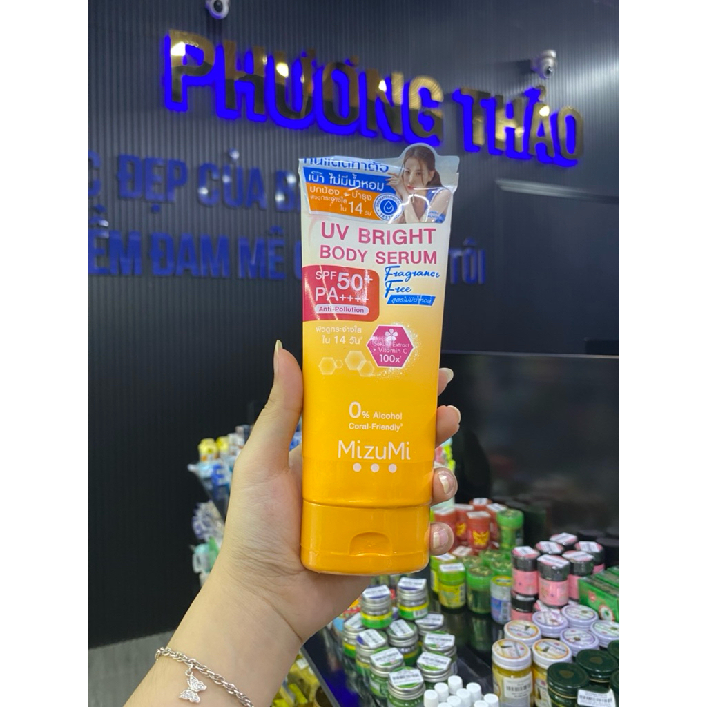 MIZUMI KEM DƯỠNG THỂ CHỐNG NẮNG KHÔNG MÙI 180ML