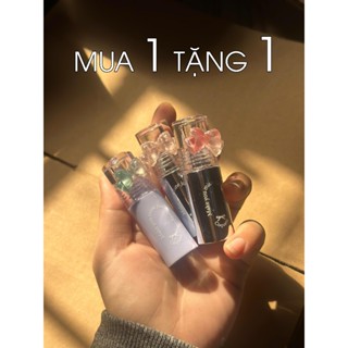 ( Mua 1 son tặng kèm 1 son )  SON HOA MAKEMINE CHẤT SON TINT BÓNG CẤP ẨM MÔI
