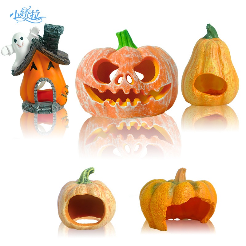 Hang bí ngô trú ẩn cho cá - hang cá bằng nhựa tạo không gian trú ẩn, sinh sản