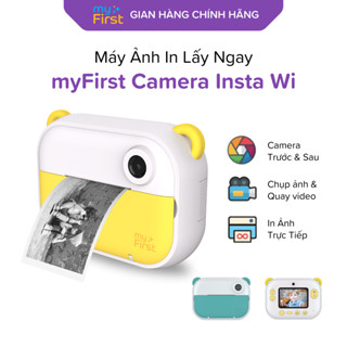 Máy ảnh myFirst Insta Wi chụp hình lấy ngay - in ảnh điện thoại/ kết nối bluetooth & wifi  - Chính hãng bảo hành