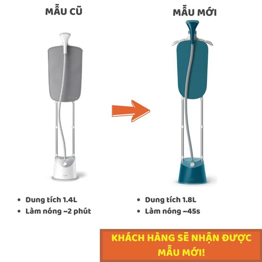 [Mẫu Mới 2025] Bàn Ủi Hơi Nước Đứng Philips STE1040 – Thay thế GC487