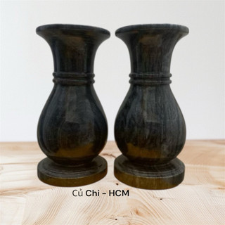 Bình bông, lọ hoa thờ cúng đá đen