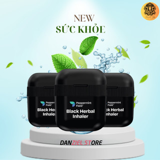 Ống Hít Peppermint Field Black Herbal 6g - Ống Hít Thảo Dược Bạc Hà Thái Lann Giúp Thông Mũi  Tỉnh Táo 