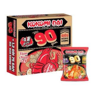  Mì Tôm Kokomi loại 90g Thùng 30 gói nhiều hương vị thơm ngon 