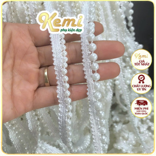 3 mét dây dạ viền ngọc kê viền áo váy trang trí trang phục - phụ kiện thời trang