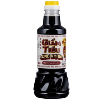 [Chai 500ml] Giấm Tiều (Giấm Đỏ) Long Khang – Gia Vị Hoàn Hảo Cho Dim Sum, Sủi Cảo, Hoành Thánh