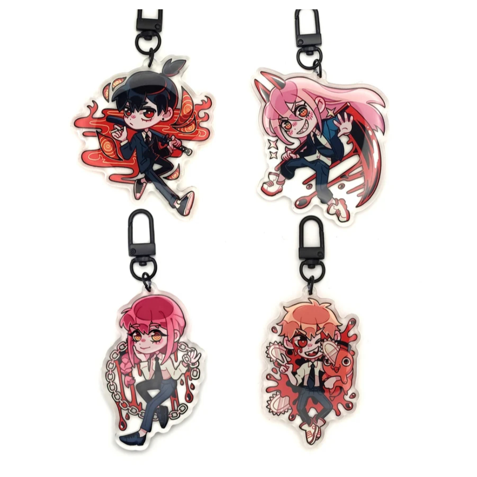 CSM Denji, Makima,Power,Aki KEYCHAINS
