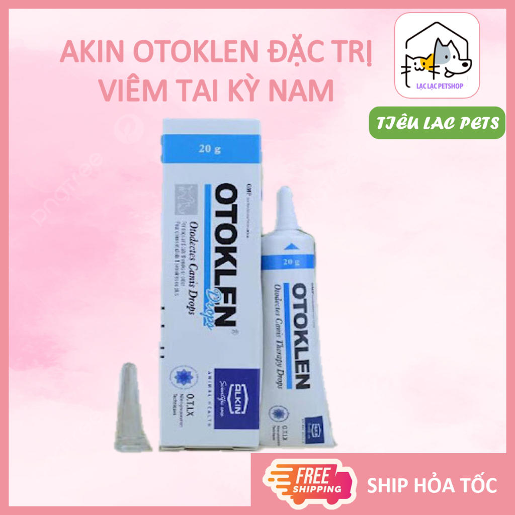 Nhỏ Tai otoklen alkin rận tai chó mèo vật nuôi