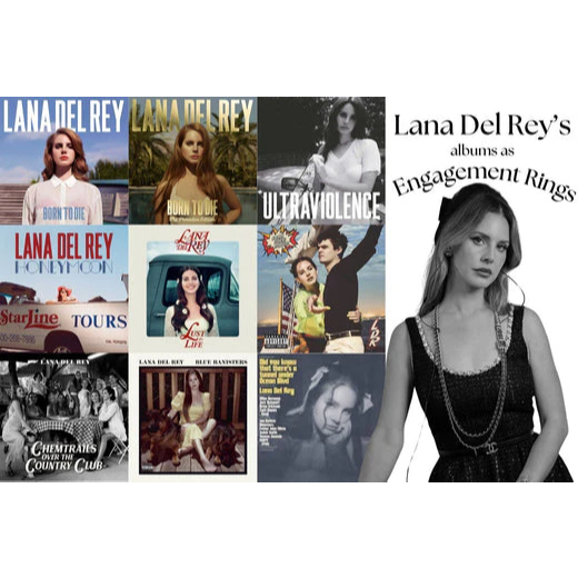LANA DEL REY vinyl - NFR Lust for life Born To Die Chemtrails Violet Honeymoon  Banisters Did You  U
