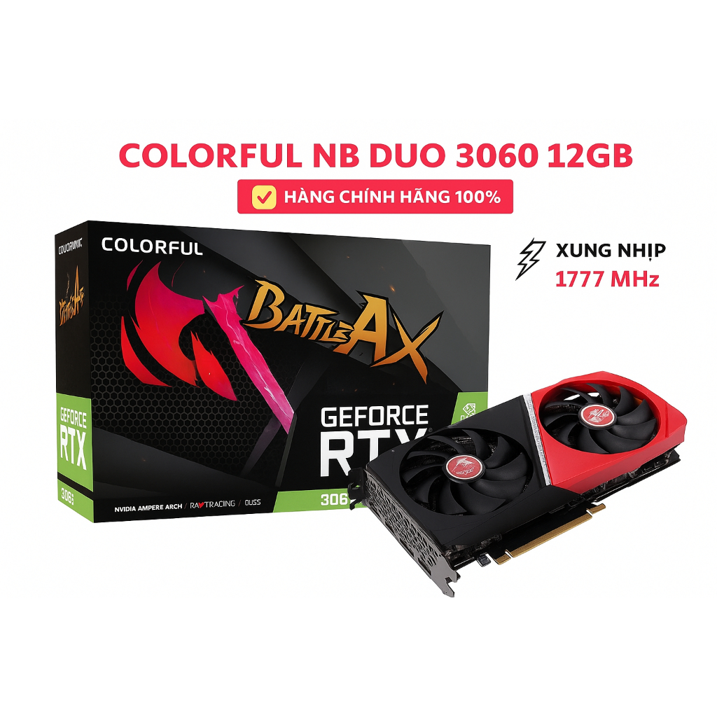 Card Màn Hình Colorful GeForce RTX 3060 NB DUO 12G