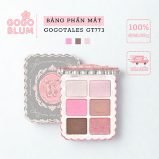 GOGO TALES Bảng Phấn Mắt 6 Ô Gogo Tales Little Ballet Series Vỏ Hồng Màu Đất Tone Hàn GT773
