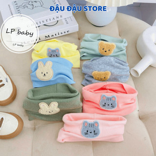  Set 3 Khăn Ống Quàng Cổ Chất Zip Cotton Len Co Giãn 4 Chiều Mềm Mại Thoải Mái Cho Bé Từ 1-6 Tuổi - Đậu Đậu Store 