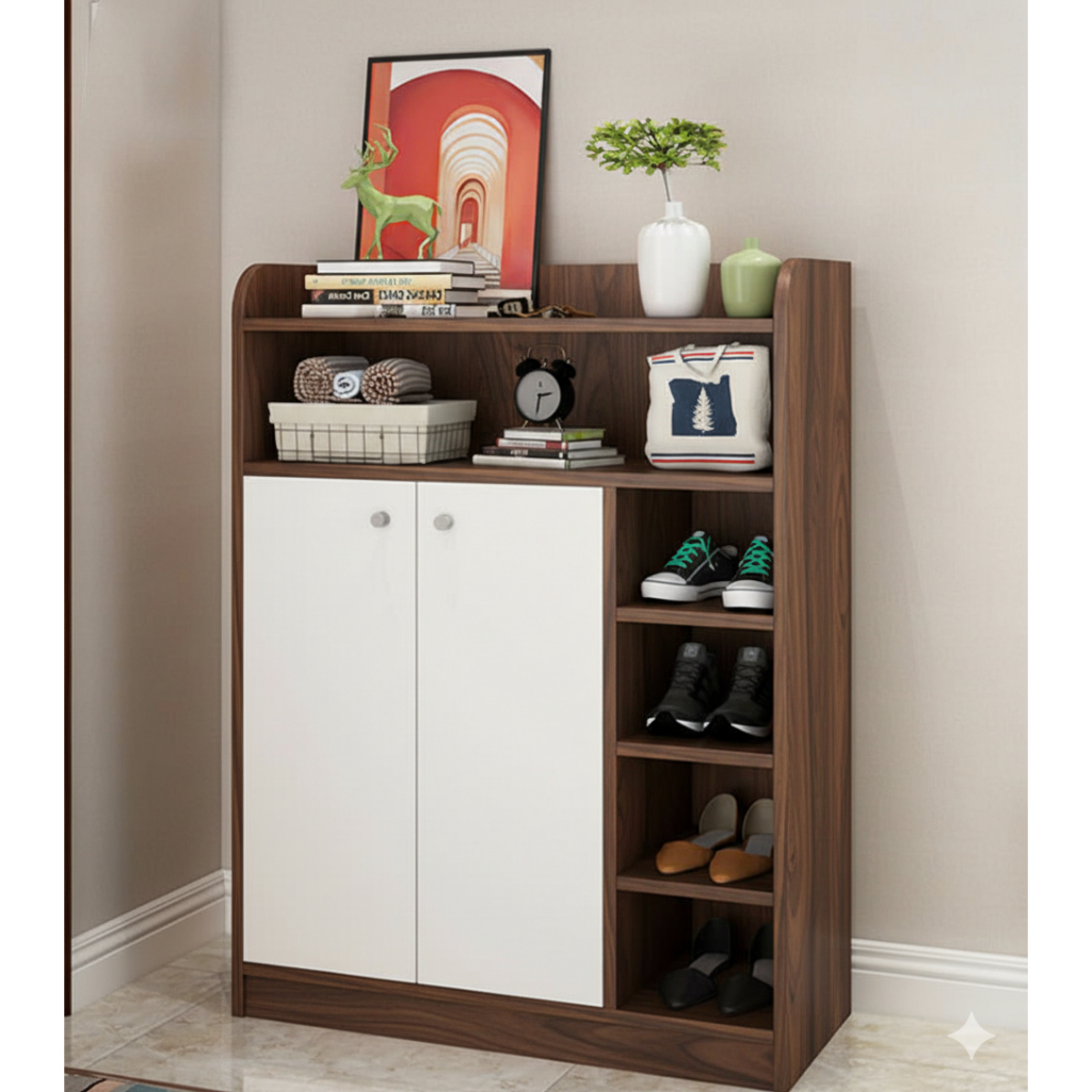 Tủ Giày Thông Minh Gỗ MDF Phủ Melamine Cao Cấp