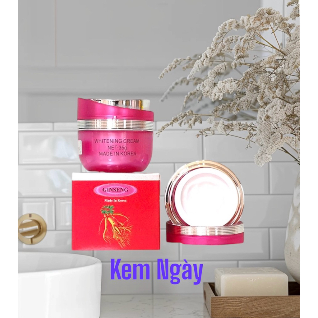 [CHÍNH HÃNG] Kem ngày Ginseng nhân sâm, giúp dưỡng trắng da và mờ nám tàn nhang, kem nám Hàn Quốc, m