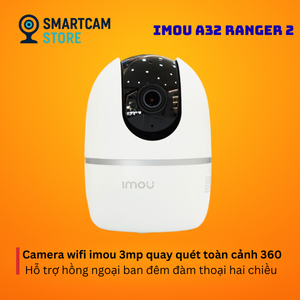 Camera wifi 3MP IMOU IPC-A32EP-L quay quét 3mp trong nhà hồng ngoại đàm thoại