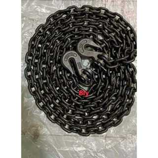  Dây xích đúc Mỹ G80 phi 8ly 10 ly và 12 ly  dài 3m 5m 10m kèm 2 móc xích dùng để nâng hạ kéo vật nặng 