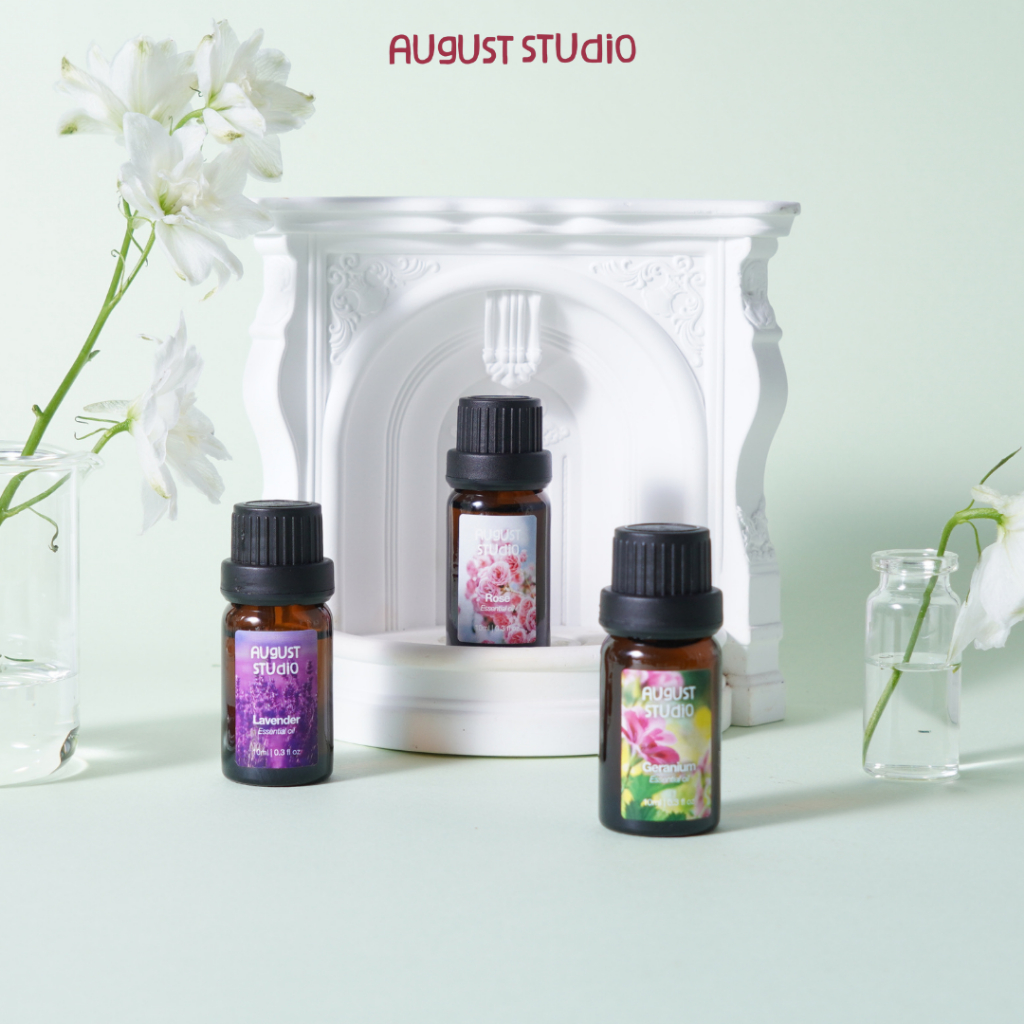 BST Tinh Dầu Thiên Nhiên Hương Hoa August Studio Cao Cấp Nhập Khẩu Chai 10ml/30ml
