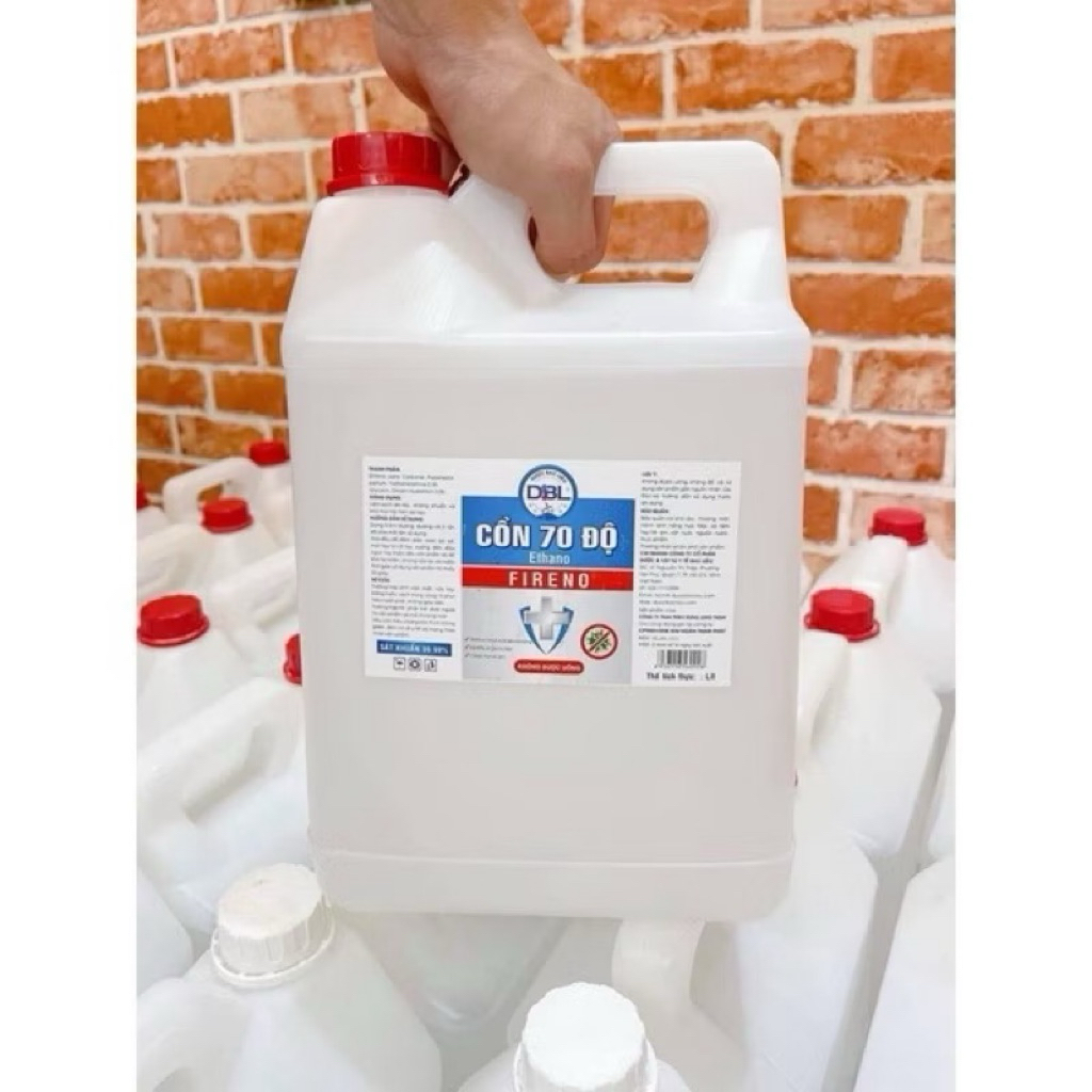 ethanol - con rửa tay sát khuẩn 70 độ can 5 lít .
