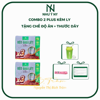 Bột Gạo Lứt Plus X3 Như Ý NY (20 gói tiện lợi) (mã số 02)