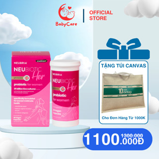 [CHÍNH HÃNG] Men vi sinh phụ khoa Neubiotic Her bổ sung lợi khuẩn, giảm viêm nhiễm vùng kín 30v