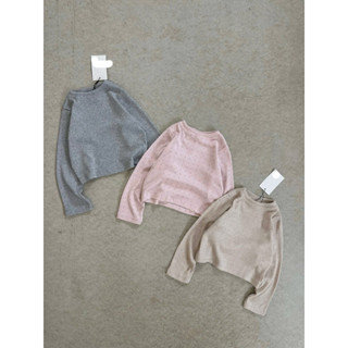 Áo len dệt kim đính đá zxr cho bé gái