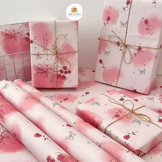   GG01 MỚI   SET 6 TỜ  Giấy Gói Quà Cao Cấp Khổ 50x70cm Loại 1 Dày Đẹp - Tiệm Cá Trứng 