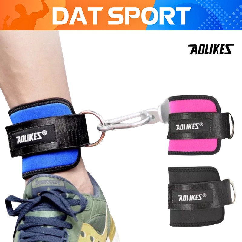 Quấn Cổ Chân Tập Gym , Tập Chân Mông Với Cáp Chính Hãng Aolikes 7129