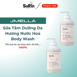  Sữa Tắm Hương Nước Hoa Cao Cấp Jmella Body Wash Hàn Quốc 1000ml Hỗ Trợ Loại Bỏ Bụi Bẩn Và Lưu Hương Dài Lâu 