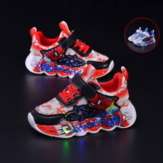  Giày siêu nhân bé trai cao cấp có đèn  GT-5585  